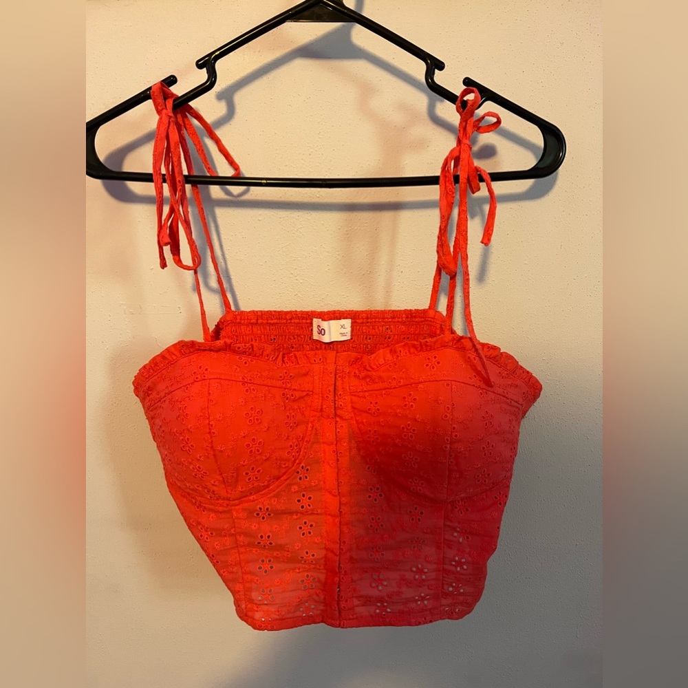 Women’s Peach Corset Top